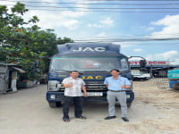 ÂN KHOA AUTO BÀN GIAO THÀNH CÔNG XE TẢI JAC N900 GẮN CẨU UNIC URV554 CHO CÔNG TY QUANG MINH PHÁT