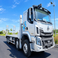 Xe Chenglong H5 4 Chân 8x4 Nâng Đầu Chở Máy Chuyên Dùng 2026
