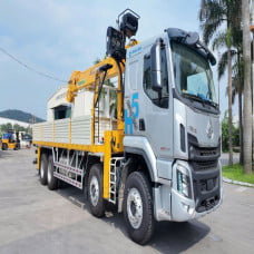Xe Chenglong H5 Gắn Cẩu Soosan 1015