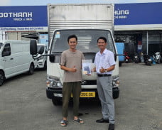 Ân Khoa Auto Bàn Giao Xe DOTHANH IZ50M Thùng Kín