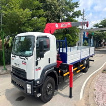 Xe Isuzu FVR900 Gắn Cẩu UNIC URV554 5 Tấn 4 Khúc | Ân Khoa Auto