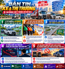Bản Tin Xe & Thị Trường 28/09/2026: Ô Tô Điện, Xăng Dầu, Cao Tốc & Logistics