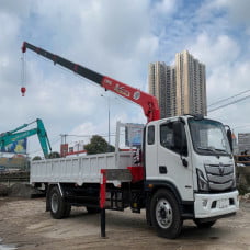 Foton Aumark S90 Gắn Cẩu Unic URV375K 3 Tấn 5 Khúc