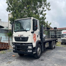 Howo 3 Chân Nâng Đầu Chở Máy Công Trình 11 Tấn