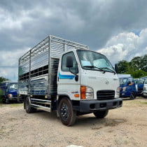 HYUNDAI MIGHTY N550L A CHỞ GIA SÚC – THÙNG 2 TẦNG, BÀN NÂNG THỦY LỰC 300 KG