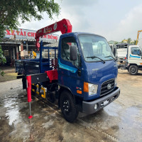 Xe Hyundai W11S Gắn Cẩu Unic 344