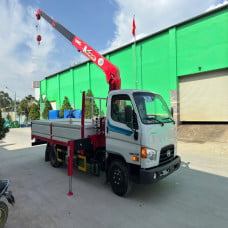 Xe Hyundai W750L Gắn Cẩu Unic 340 (3 Tấn, 3 - 4 - 5 Khúc)