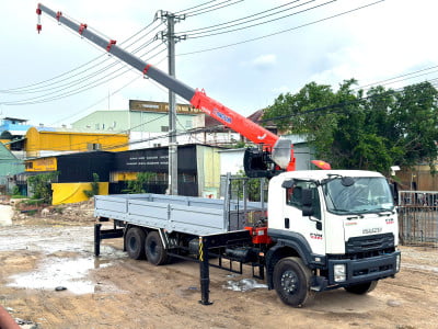 Isuzu FVM 1500 Gắn Cẩu Kanglim KS2056T/S 8 Tấn 6 Khúc