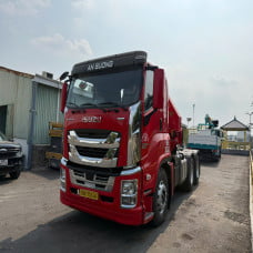 Xe Isuzu Giga 6000 Gắn Cẩu Palfinger PK32080 12 Tấn