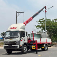 Xe Jac N900 Gắn Cẩu Unic 554 (5 Tấn 4 Khúc)