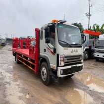 Xe Tải JAC N900 Plus E5 Nâng Đầu Chở Xe Máy Công Trình Có Càng Kéo