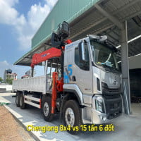 Chenglong 4 Chân Gắn Cẩu Kanglim KS5206 15 Tấn – 6 Đốt, Euro 5