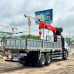 FOTON AUMAN C240 – D2527 6x2 Gắn Cẩu KANGLIM KS1256 7 Tấn – Thùng Lửng 8,32m