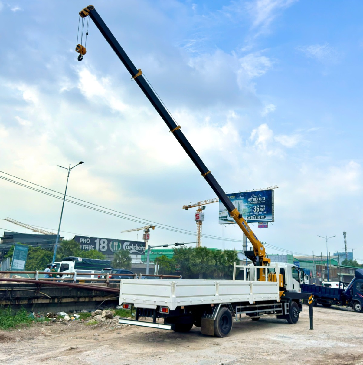 Isuzu FVR900 gắn cẩu XCMG GSQS125TL-5 5 tấn 5 khúc