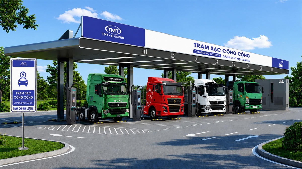 Việt Nam ban hành quy chuẩn mới về trụ sạc, trạm sạc xe điện