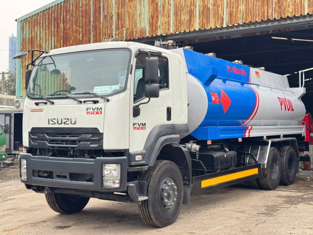 Xe bồn chở xăng dầu 20 khối Isuzu FVM