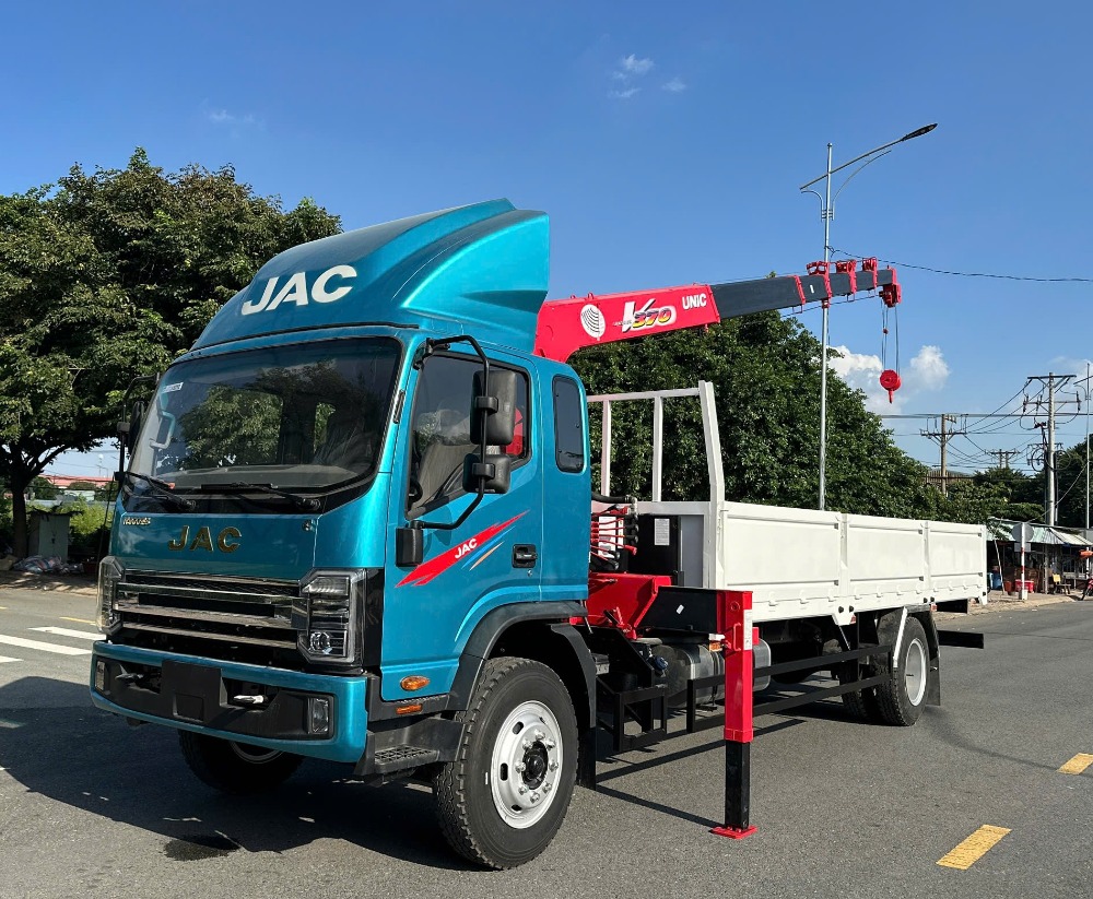 Jac N900 Gắn Unic 376 (3 tấn 6 khúc)