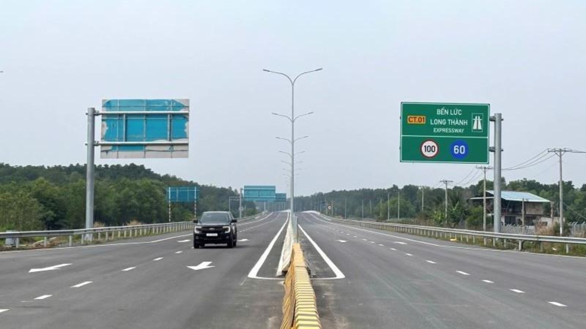 Cao tốc Bến Lức – Long Thành chính thức thông xe toàn tuyến