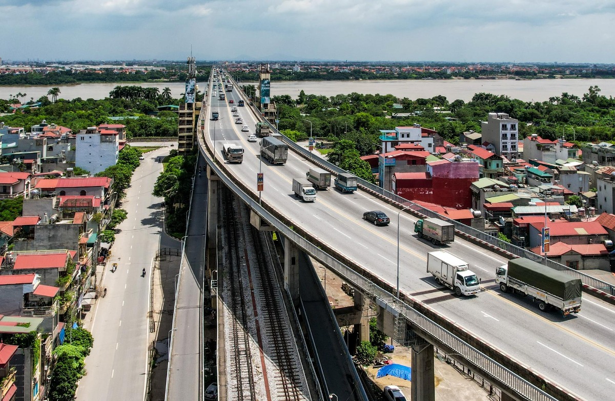 Cầu Thăng Long dự kiến phân luồng giao thông từ ngày 22/10/2026