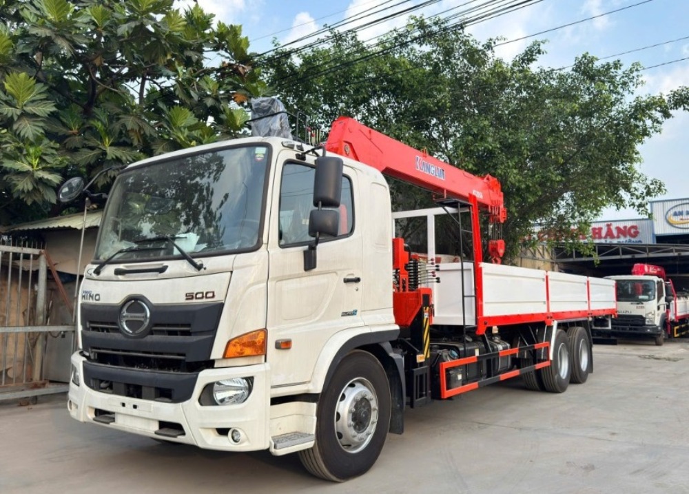 Hino FM gắn cẩu Kanglim KS2056