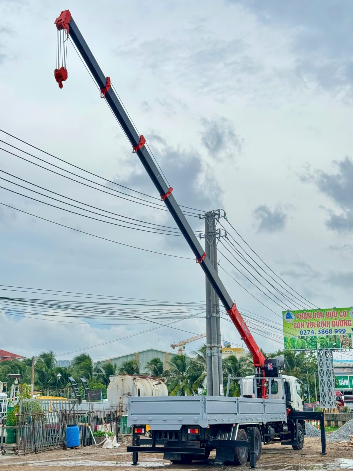 Cẩu Kanglim KS2056T/S 8 tấn 6 khúc