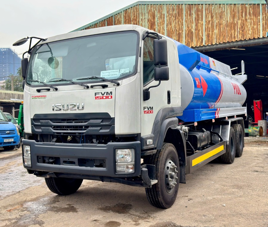 Khả năng chuyên chở Isuzu FVM bồn chở xăng dầu 20 khối
