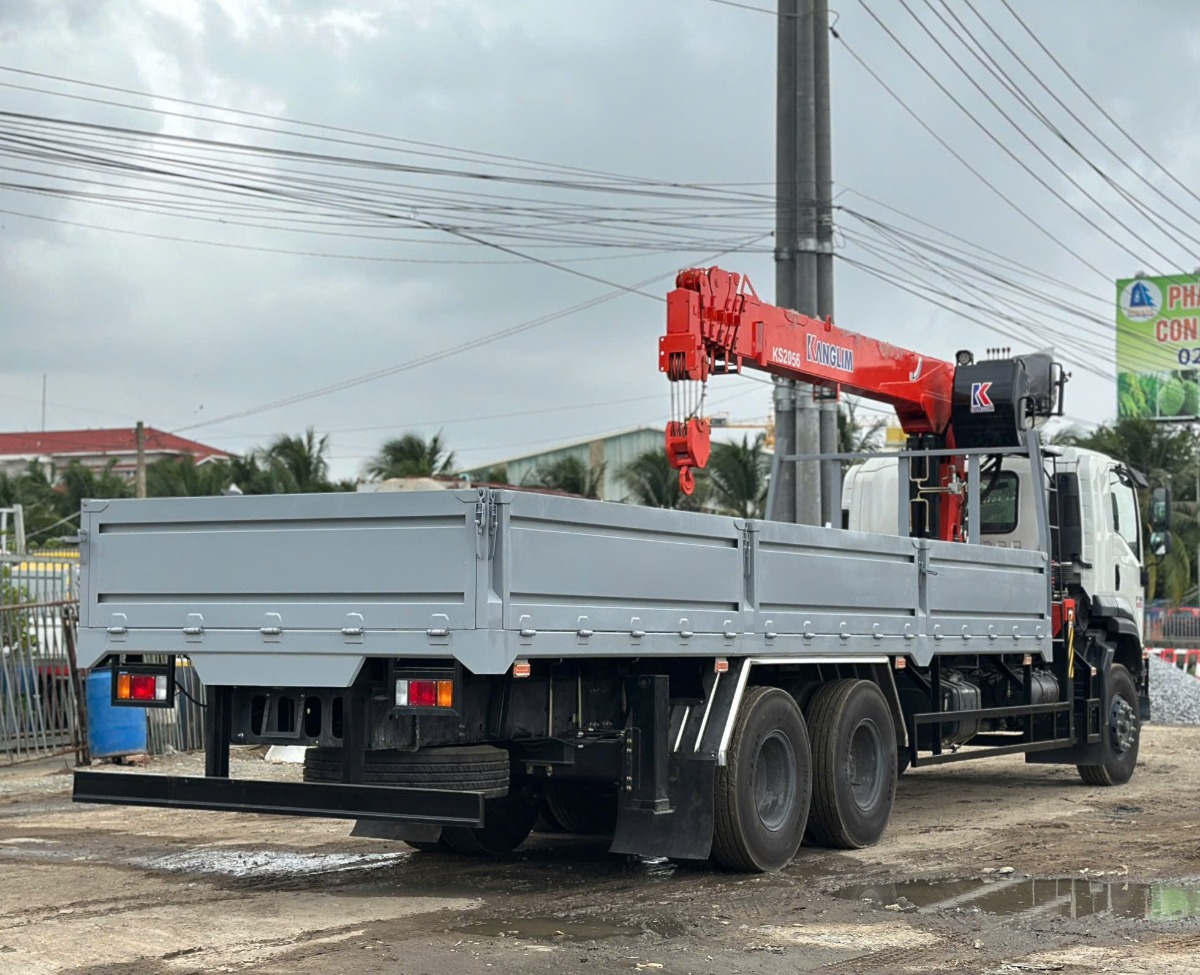 Quy cách thùng hàng Isuzu FVM 1500