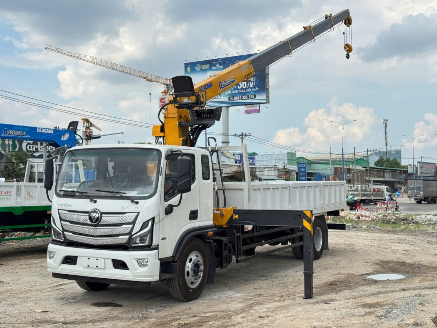 Foton Aumark S90 gắn cẩu XCMG GSQS125TL-5 5 tấn 5 khúc