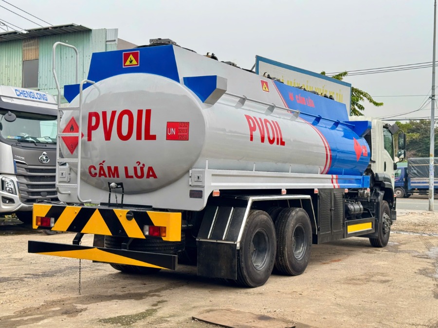Xe bồn xăng dầu 20 khối Isuzu FVM 1500 Euro 5