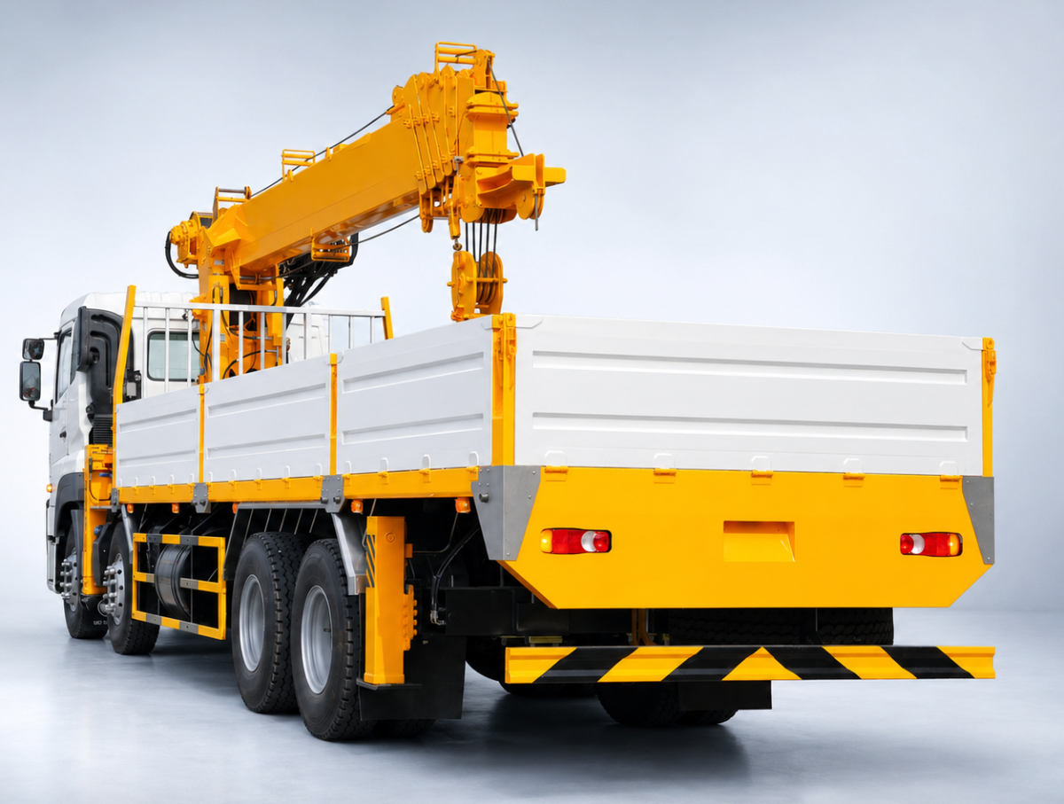 Xe UD Trucks Quester CGE 350 8x4 Gắn Cẩu Soosan SCS1516S 15 Tấn